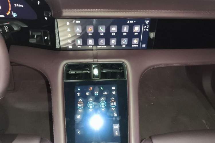 Used Porsche Taycan 2022 Taycan Audio And AC Panel