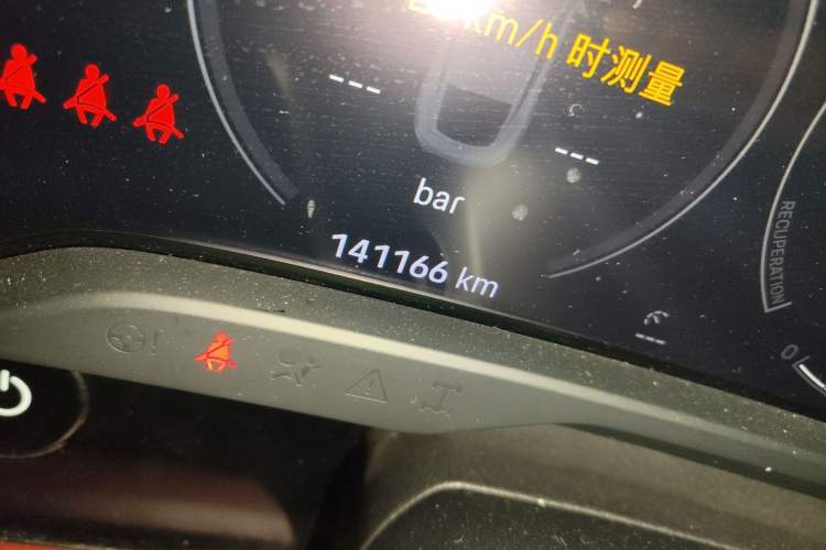 Used Porsche Taycan 2022 Taycan Odometer Close Up