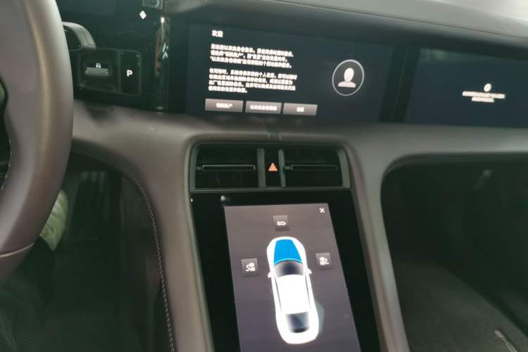 Used Porsche Taycan 2022 Taycan Audio And AC Panel