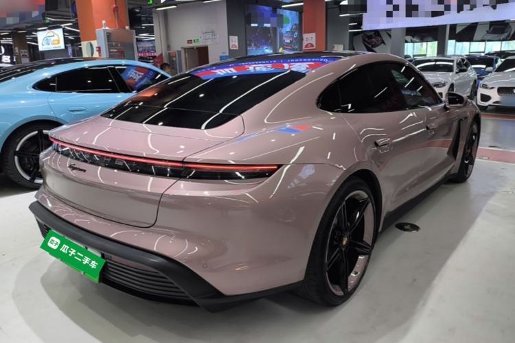 Used Porsche Taycan 2022-Year Updated Taycan Rear Right 45 Deg