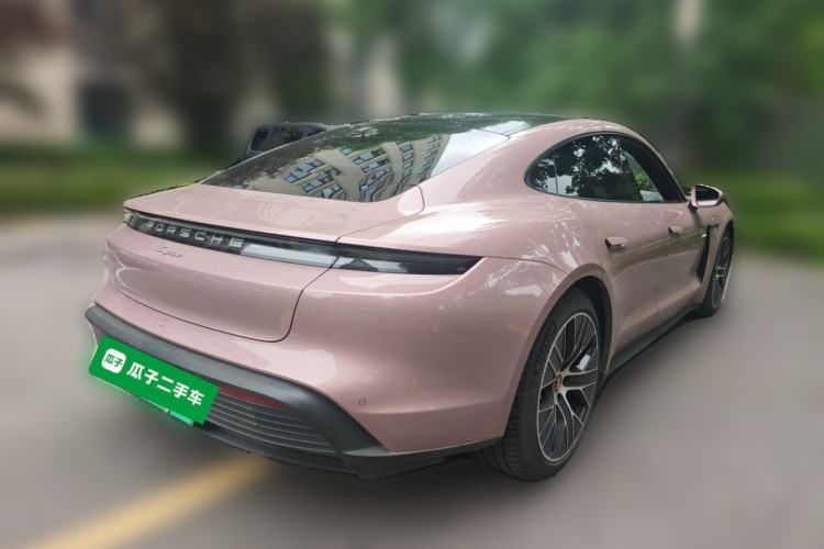 Used Porsche Taycan 2022-Year Updated Taycan Rear Right 45 Deg