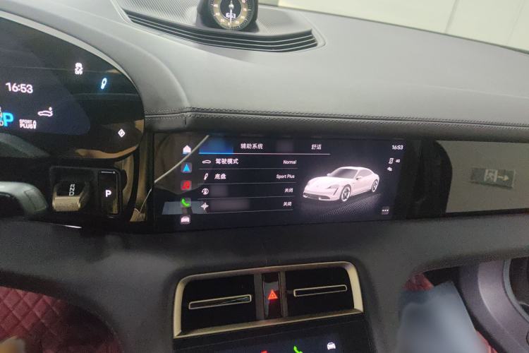 Used Porsche Taycan 2022 Taycan Audio And AC Panel