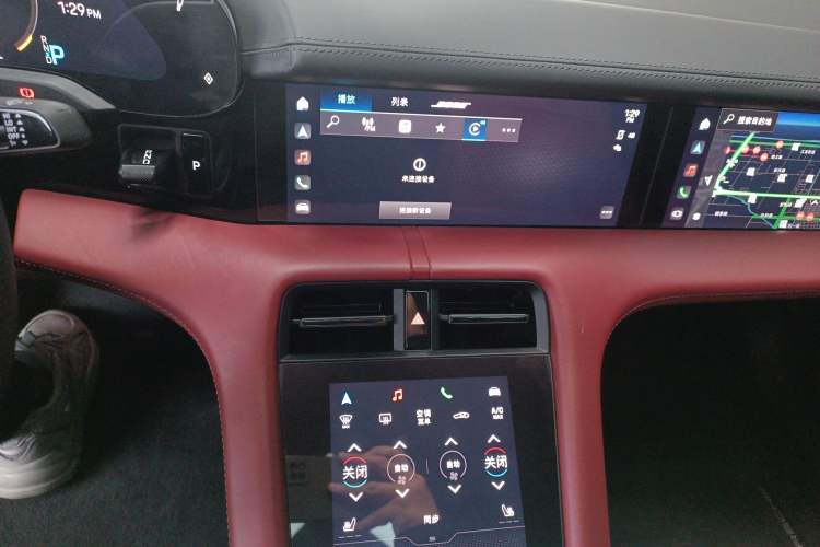 Used Porsche Taycan 2022 Taycan Audio And AC Panel