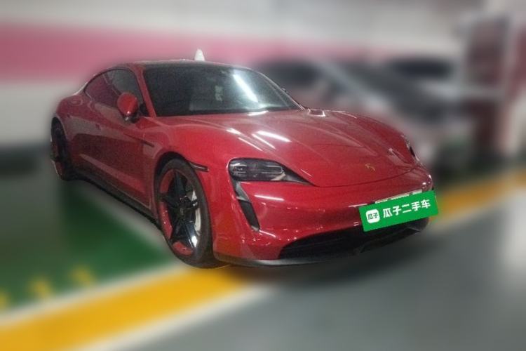Used Porsche Taycan 2022-Year Updated Taycan Front Right 45 Deg