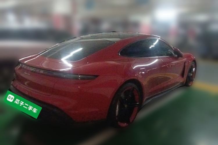 Used Porsche Taycan 2022-Year Updated Taycan Rear Right 45 Deg