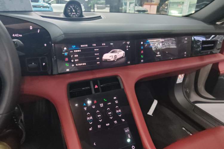 Used Porsche Taycan 2022 Taycan Audio And AC Panel