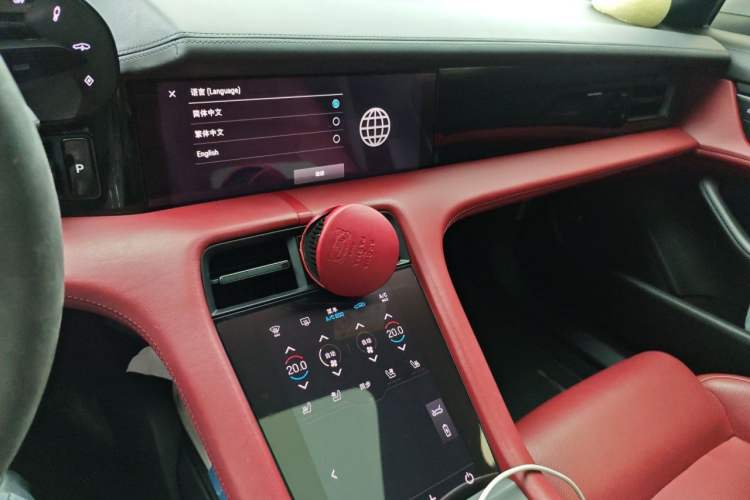 Used Porsche Taycan 2022 Taycan Audio And AC Panel