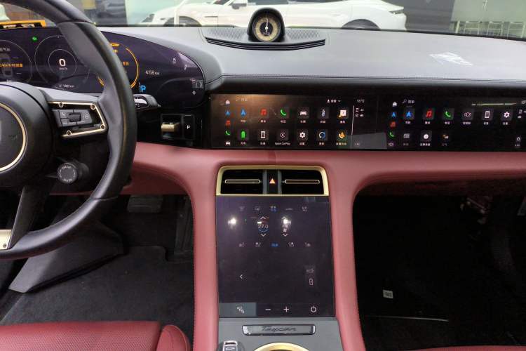 Used Porsche Taycan 2022 Taycan Audio And AC Panel