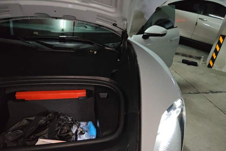 Used Porsche Taycan 2022-Year Updated Taycan Engine Bay Left