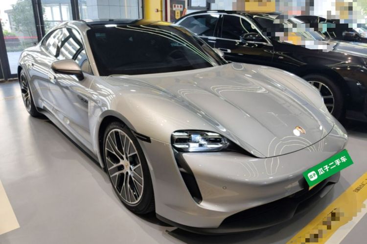 Used Porsche Taycan 2022-Year Updated Taycan Front Right 45 Deg