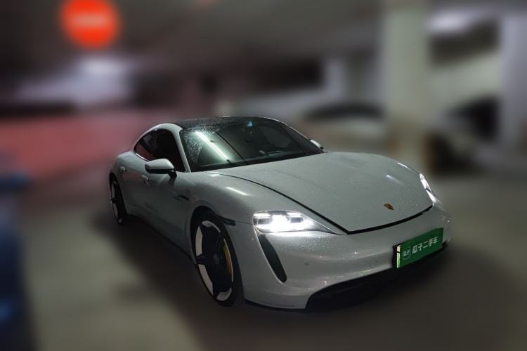 Used Porsche Taycan 2022-Year Updated Taycan Front Right 45 Deg