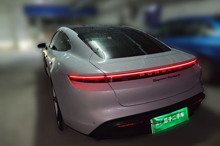 Used Porsche Taycan 2022-Year Updated Taycan Rear Left 45 Deg