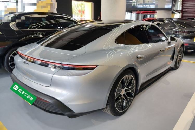 Used Porsche Taycan 2022-Year Updated Taycan Rear Right 45 Deg