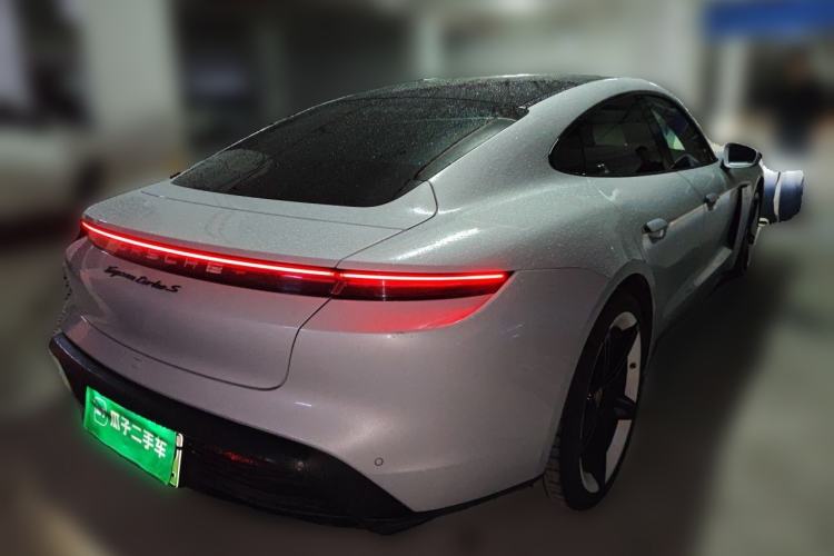 Used Porsche Taycan 2022-Year Updated Taycan Rear Right 45 Deg