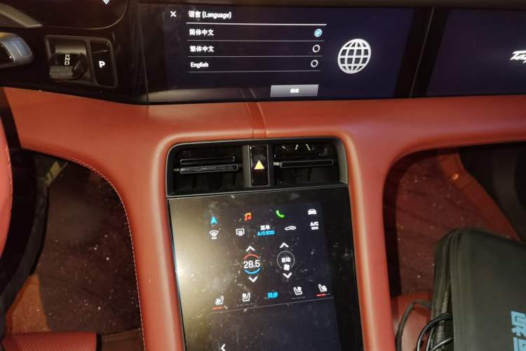 Used Porsche Taycan 2022 Taycan 4S Audio And AC Panel