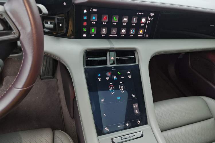 Used Porsche Taycan 2022 Taycan Audio And AC Panel