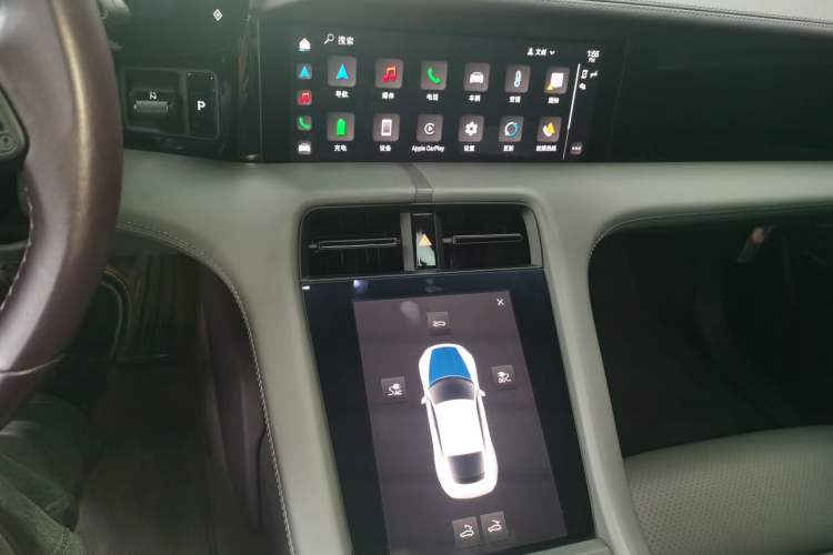 Used Porsche Taycan 2022 Taycan Audio And AC Panel
