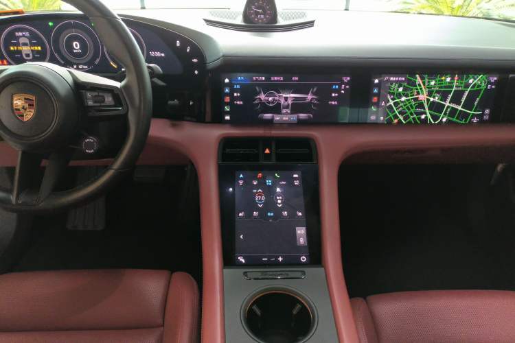 Used Porsche Taycan 2022 Taycan Audio And AC Panel