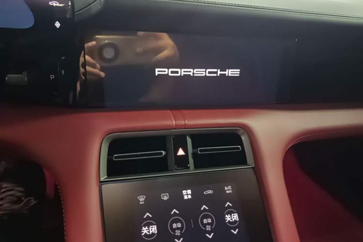 Used Porsche Taycan 2022 Taycan Audio And AC Panel