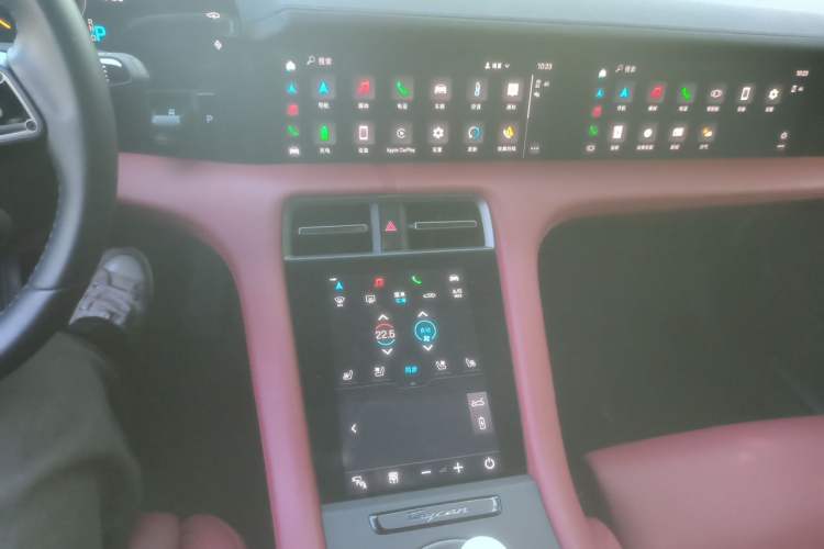 Used Porsche Taycan 2022 Taycan 4S Audio And AC Panel