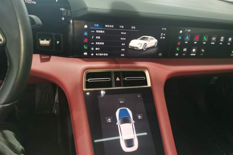 Used Porsche Taycan 2022 Taycan Audio And AC Panel