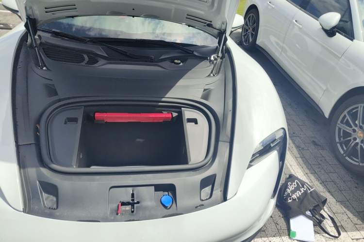 Used Porsche Taycan 2022-Year Updated Taycan Engine Bay Left