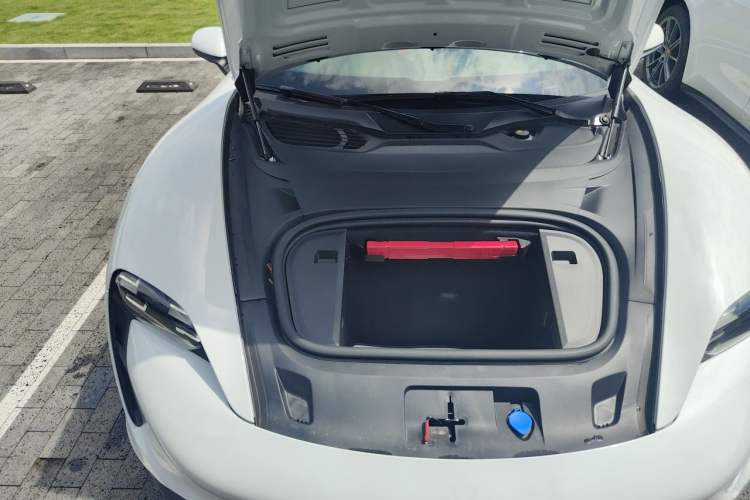 Used Porsche Taycan 2022-Year Updated Taycan Engine Bay Right