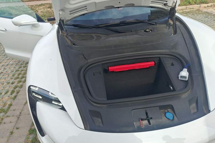 Used Porsche Taycan 2022-Year Updated Taycan Engine Bay Right