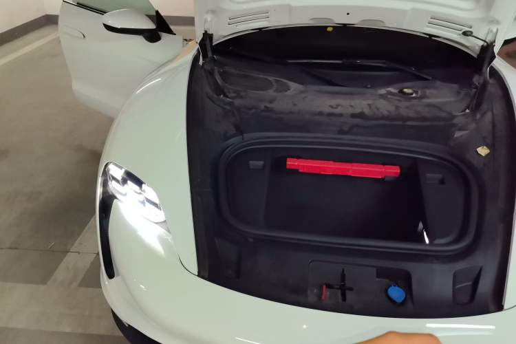 Used Porsche Taycan 2022-Year Updated Taycan Engine Bay Right