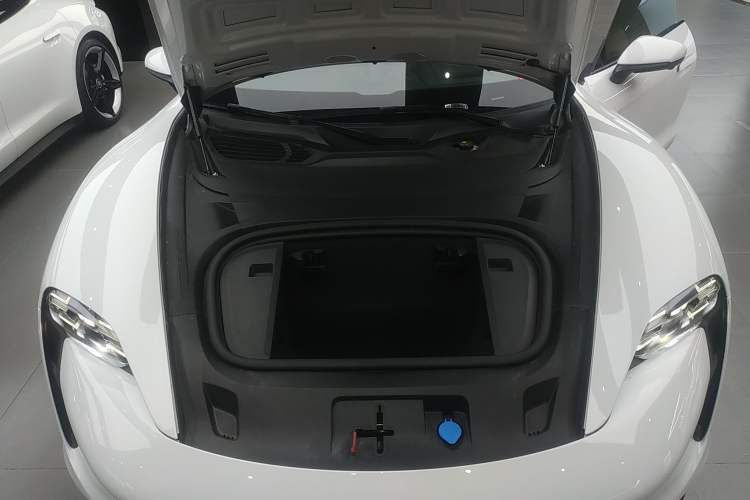 Used Porsche Taycan 2022-Year Updated Taycan Engine Bay