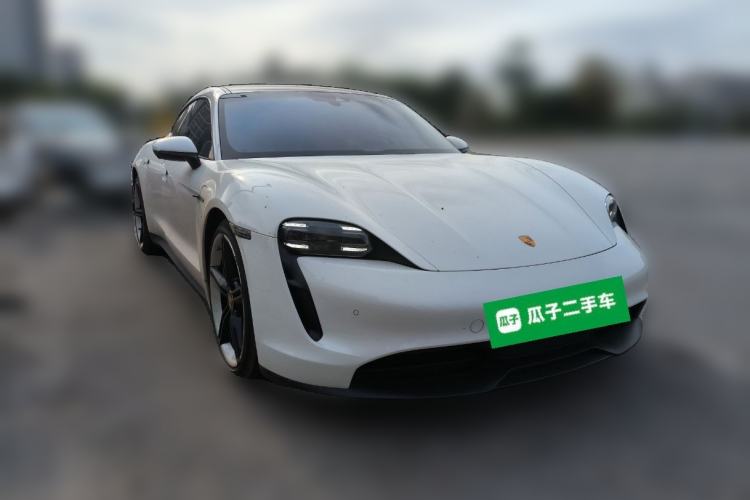 Used Porsche Taycan 2022-Year Updated Taycan Front Right 45 Deg