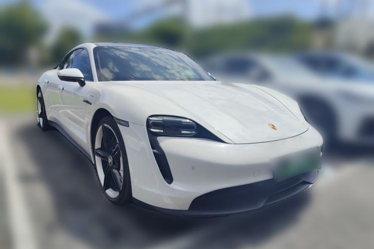 Used Porsche Taycan 2022-Year Updated Taycan Front Right 45 Deg