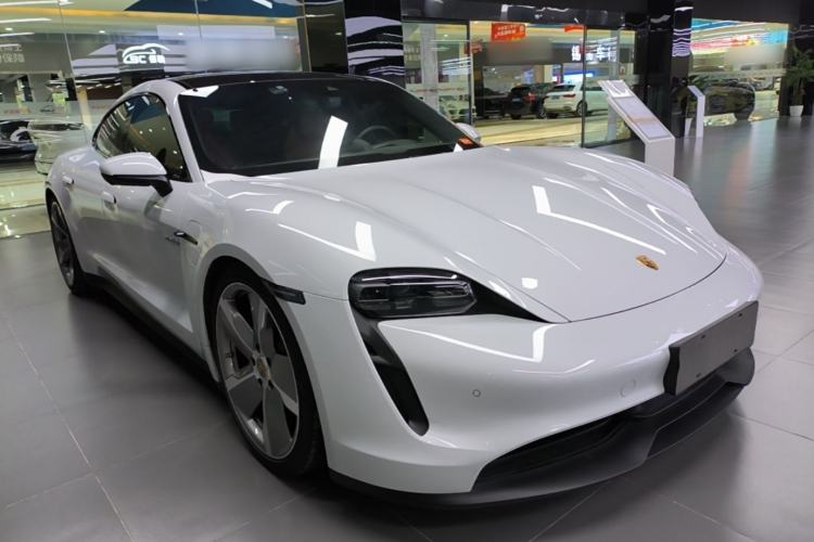 Used Porsche Taycan 2022-Year Updated Taycan Front Right 45 Deg