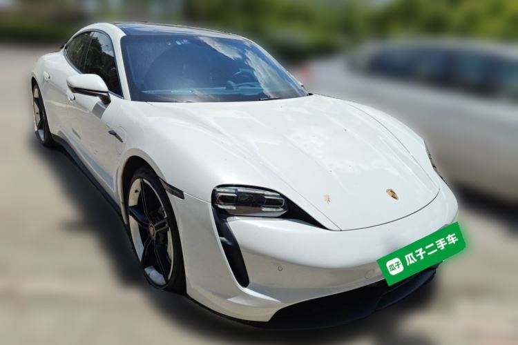 Used Porsche Taycan 2022-Year Updated Taycan Front Right 45 Deg
