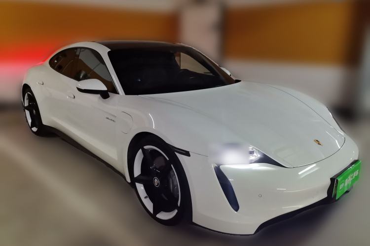 Used Porsche Taycan 2022-Year Updated Taycan Front Right 45 Deg