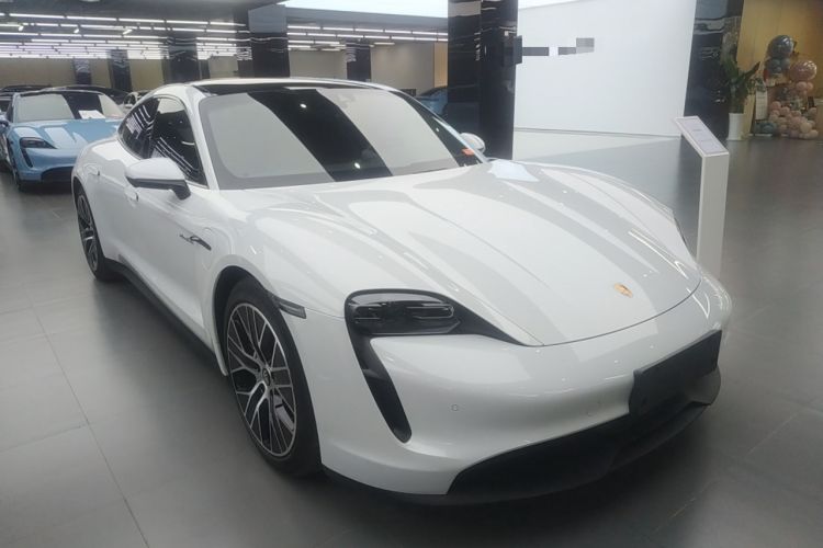 Used Porsche Taycan 2022-Year Updated Taycan Front Right 45 Deg