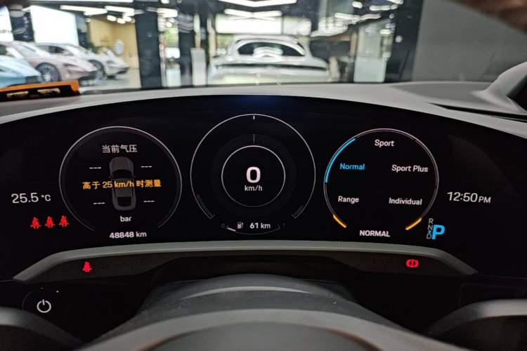 Used Porsche Taycan 2022-Year Updated Taycan Instrument Cluster