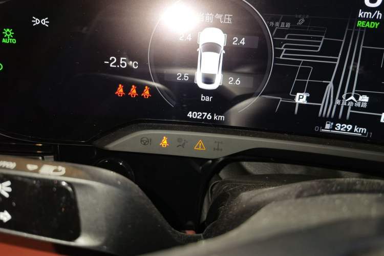 Used Porsche Taycan 2022 Taycan 4S Odometer Close Up