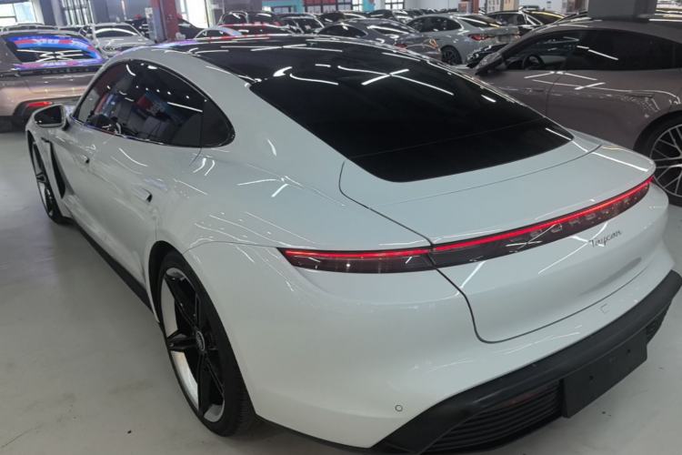 Used Porsche Taycan 2022-Year Updated Taycan Rear Left 45 Deg