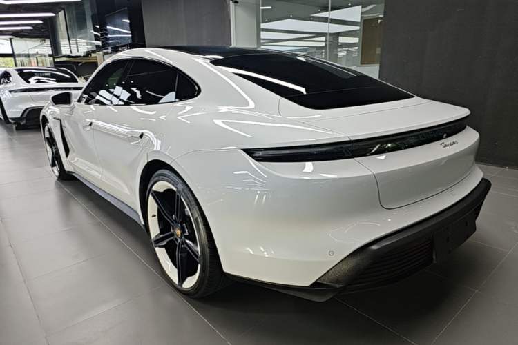 Used Porsche Taycan 2022-Year Updated Taycan Rear Left 45 Deg