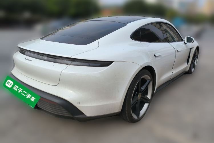Used Porsche Taycan 2022-Year Updated Taycan Rear Right 45 Deg