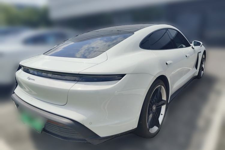 Used Porsche Taycan 2022-Year Updated Taycan Rear Right 45 Deg