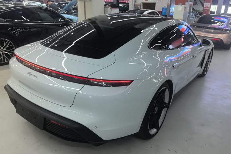 Used Porsche Taycan 2022-Year Updated Taycan Rear Right 45 Deg