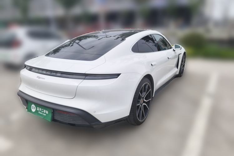 Used Porsche Taycan 2022-Year Updated Taycan Rear Right 45 Deg