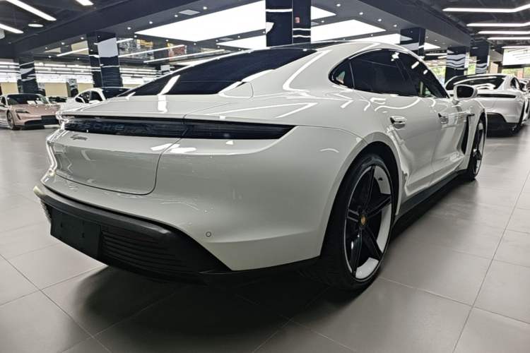 Used Porsche Taycan 2022-Year Updated Taycan Rear Right 45 Deg