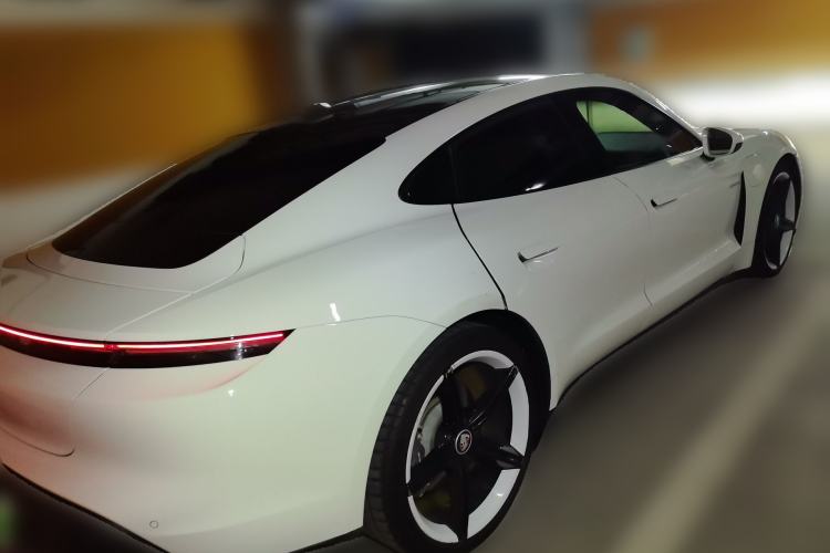 Used Porsche Taycan 2022-Year Updated Taycan Rear Right 45 Deg