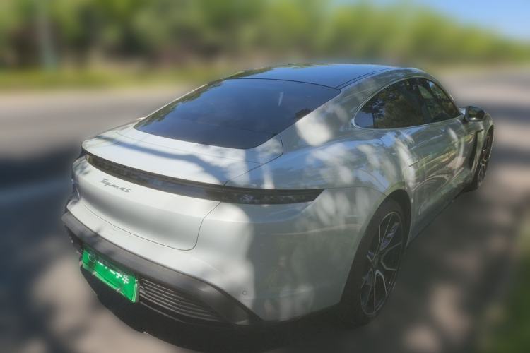 Used Porsche Taycan 2022 Taycan 4S Rear Right 45 Deg