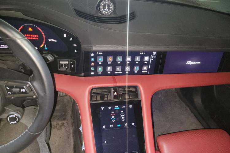 Used Porsche Taycan 2022 Taycan Audio And AC Panel