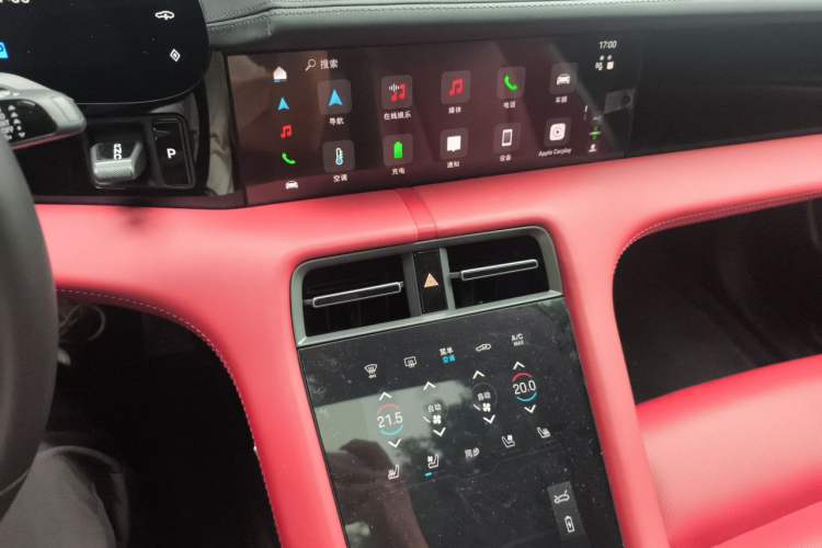 Used Porsche Taycan 2024 Taycan 4 Audio And AC Panel