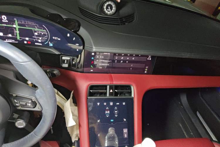 Used Porsche Taycan 2025 Taycan Audio And AC Panel